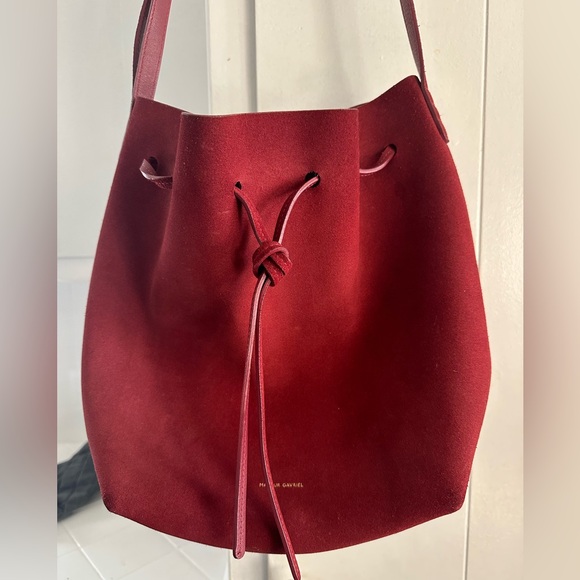 Mansur Gavriel Handbags - Mansur Gavriel Red Crossbody Bag Set